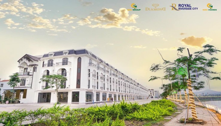 Ra hàng sản phẩm đất nền Biệt Thự Royal Riverside City cực phẩm đẹp nhất giá chỉ 31tr/m2,sẵn sổ đỏ,không phải xây dựng,cạnh sông Kalong tầm view triệu đô Đông Hưng - Trung Quốc sầm uất