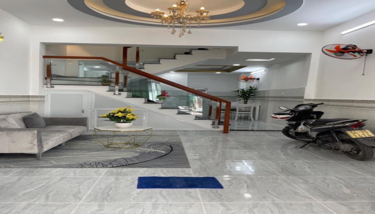 Bán nhà mới xây Mặt Tiền Thạnh Xuân 38,Quận 12, sổ hồng , công chứng ngay.