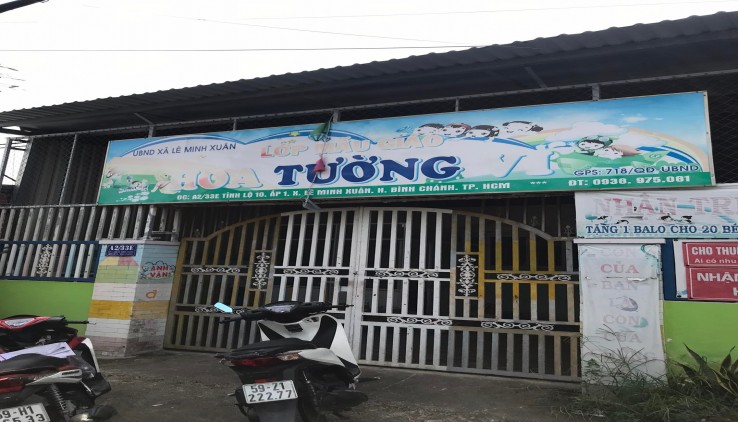 Cho thuê nhà MT Trần Văn Giau xã Lê Minh Xuân Bình Chánh 350m2 giá 13 tr