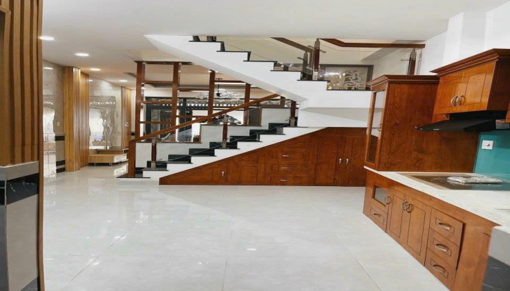56,8 M2 - CHỈ NHỈNH 4 TỶ NHÀ HẺM XE HƠI  QUANG TRUNG - P8 - NGAY CV LÀNG HOA - MỚI ĐẸP FULL NỘI THẤT.