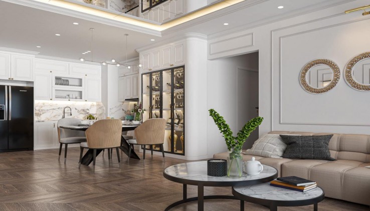 Bán căn hộ tòa C6 mặt đường Trần Hữu Dực Mỹ Đình 134m2, nội thất sang trọng