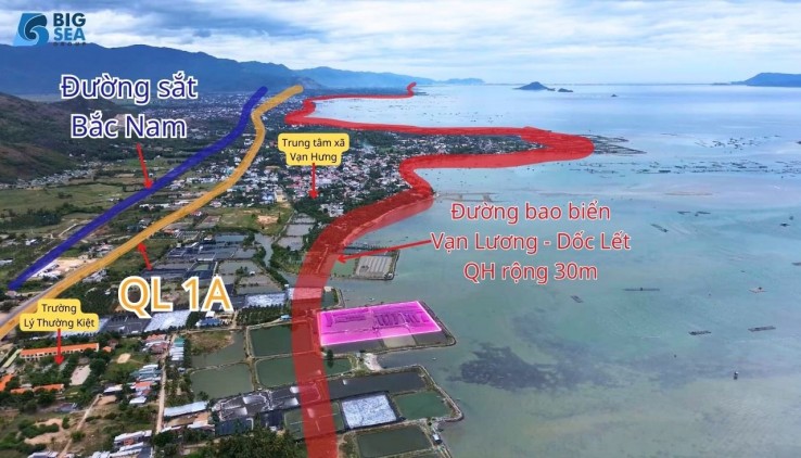 Cắt lỗ siêu phẩm mặt biển Vịnh Vân Phong Nha Trang quy hoạch full thổ cư!