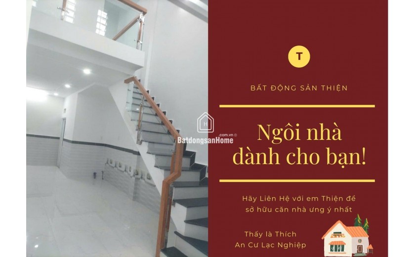 Nhà Mới 2 Tầng ĐẸP - Ở NGAY, Hiệp Thành Quận 12 - Giá Chỉ 2.65 bạc!