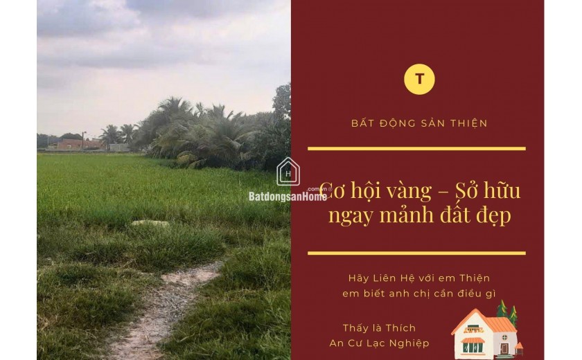 Đất Vàng Hậu Nghĩa - Liền Kề Khu Đô Thị Vingroup, Giá Đầu Tư Cực Tốt!