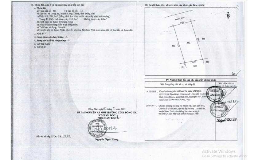 BÁN NHÀ 1 TRỆT 1 LẦU – KHU TĐC THÁI LẠC, LONG THÀNH, ĐỒNG NAI