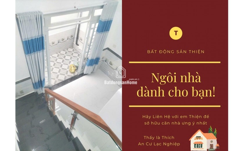 Nhà Mới 2 Tầng ĐẸP - Ở NGAY, Hiệp Thành Quận 12 - Giá Chỉ 2.65 bạc!