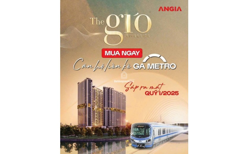 Mở bán 800 căn hộ đầu tiên THE GIÓ RIVERSIDE cạnh BX Miền Đông  giá tốt nhất thị trường chỉ 1.6 tỷ