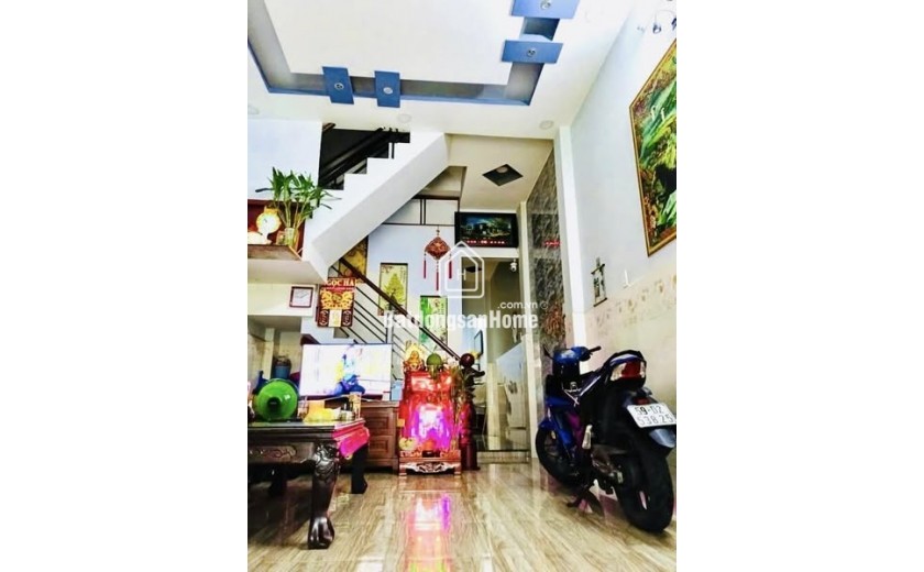 NHÀ MỚI 3 TẦNG - 5PN - HAEM XE HƠI - GIÁP TÂN PHÚ - GẦN NGÃ 4 XÃ NHỈNH 5 TỶ