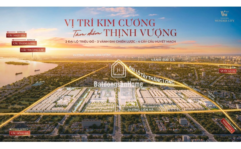 CƠ HỘI ĐẦU TƯ ĐÁNG GIÁ NHẤT 2025,  VINHOMES ĐAN PHƯỢNG