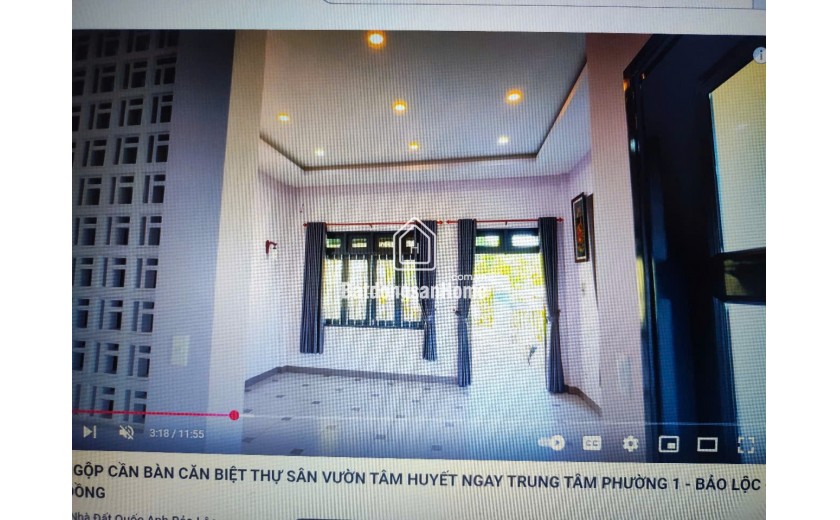 CẦN BÁN BIỆT THỰ SÂN VƯỜN ĐẸP - GIÁ TỐT - Vị Trí Đắc Địa Tại Phường 1, TP Bảo Lộc, Lâm Đồng