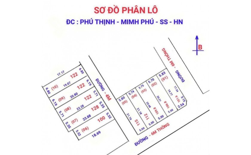 ĐẤT ĐẸP - GIÁ TỐT - Vị Trí Đắc Địa Tại Phú Thịnh- Minh Phú -Sóc Sơn -HN