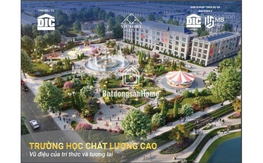 Bán đất nền dự Án DIC Victory City, 1,25 tỷ, 95m2, Phường 4, Vị Thanh, Hậu Giang