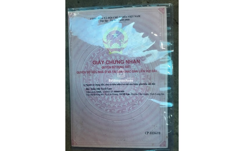 Nhà phố Huyện Cần Giuộc – Bán nhanh, giá cực tốt