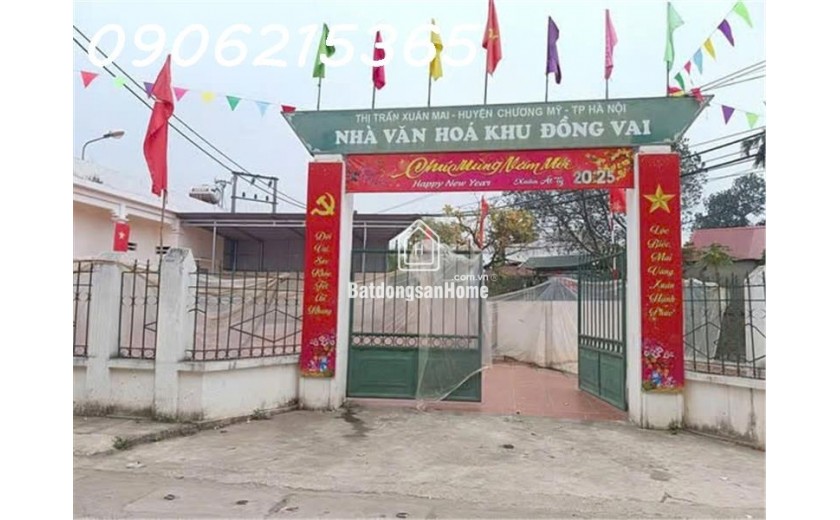 Bán đất thổ cư 100m², Xuân Mai, Chương Mỹ, Hà Nội - nhỉnh 3  tỷ 0906215365
