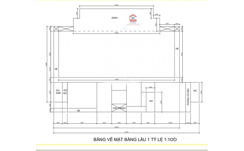 Cho Thuê 1300m2 Lầu 1: 18D Cộng Hoà, Phường 4, Tân Bình