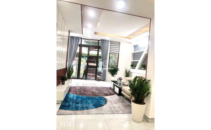 ♥ Nhà  Kiệt Nhựa Hùng Vương, 67.5m2, ngang 5.6m, 3 tầng cứng đẹp, 3PN, sân thượng chill, ở ngay, 3.xx tỷ