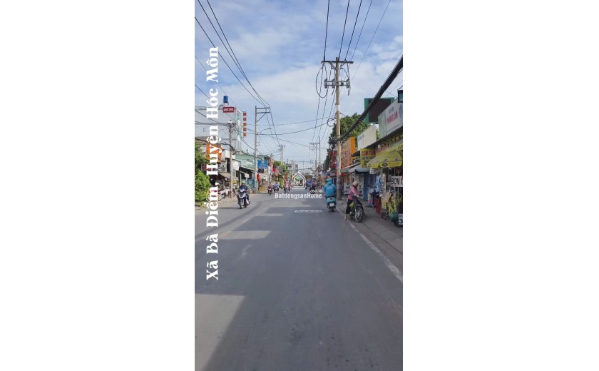 Bán nhà trước mặt hoạt động Phan Văn Đối - Xã bà Điểm, xây trụ sở bank đẹp tuyệt