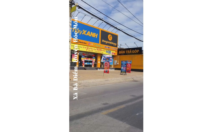 Bán nhà trước mặt hoạt động Phan Văn Đối - Xã bà Điểm, xây trụ sở bank đẹp tuyệt