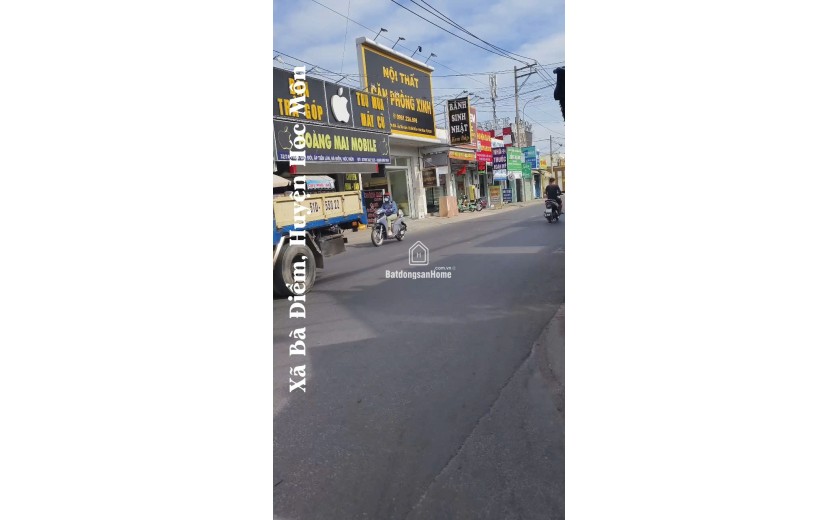 Bán nhà trước mặt hoạt động Phan Văn Đối - Xã bà Điểm, xây trụ sở bank đẹp tuyệt