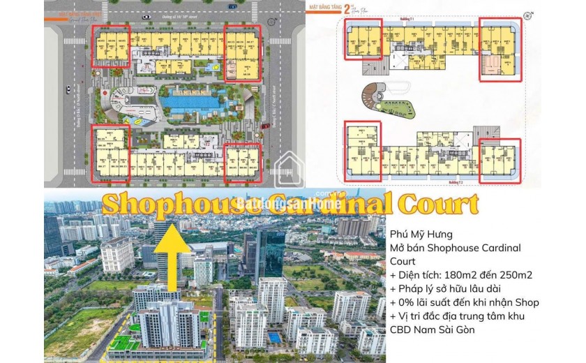 GIỎ HÀNG SHOPHOUSE PHÚ MỸ HƯNG NĂM 2025