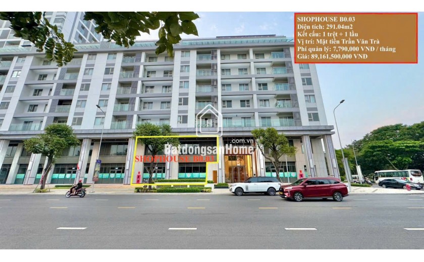 Duy nhất 3 căn – Shophouse The Horizon Phú Mỹ Hưng, Hồ Bán Nguyệt, DT 172-291m², LH: 0901323786