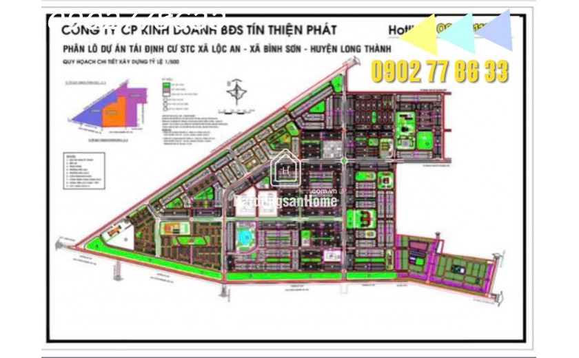 Bán đất TĐC Lộc An sổ riêng thổ cư sân bay quốc tế Long Thành 2,5 tỷ