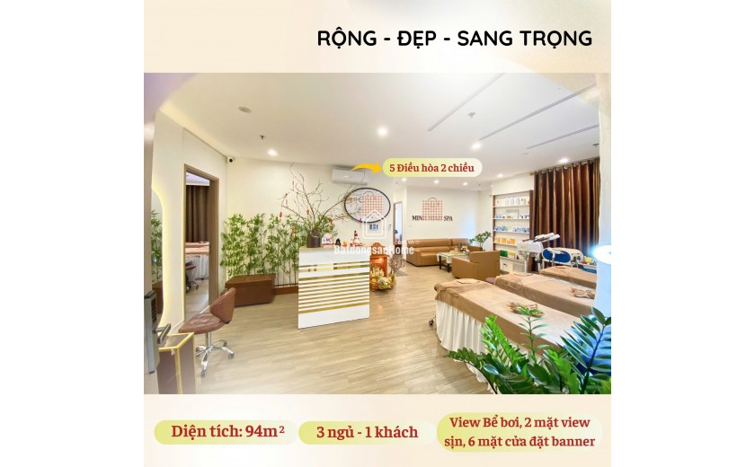 SANG NHƯỢNG SPA KINH DOANH TỐT – KHU VỰC CHUNG CƯ VINHOMES, Liên hệ ngay : 0358751070  (Vân)