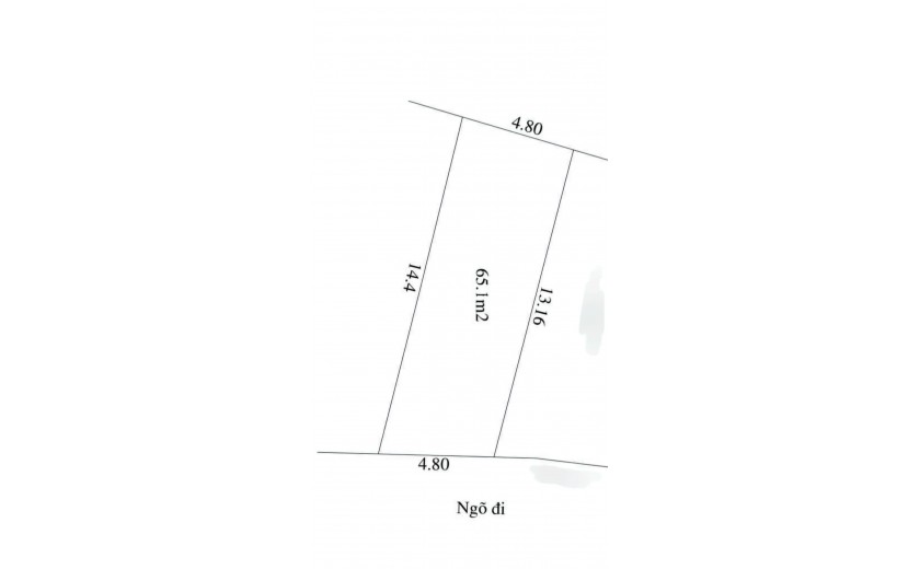 66M2 ĐẤT - Ô TÔ TRÁNH - TÔN ĐỨC THẮNG - ĐỐNG ĐA - MT4.8M - CHỈ NHỈNH 300TR/M2