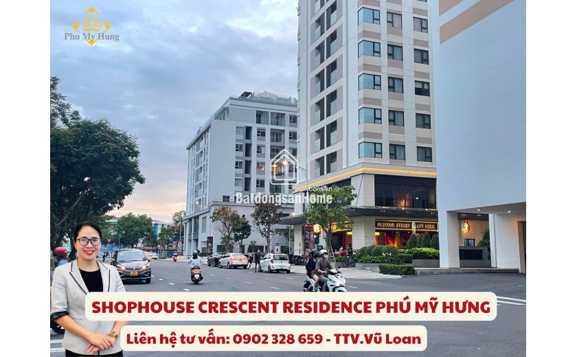 PHÚ MỸ HƯNG MỞ BÁN GIỎ HÀNG SHOPHOUSE SIÊU HIẾM TẠI HỒ BÁN NGUYỆT