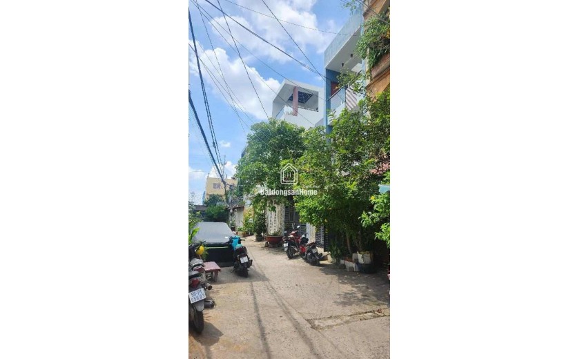 HẺM XE HƠI THÔNG DƯƠNG BÁ TRẠC Q8 4 TẦNG 45m2