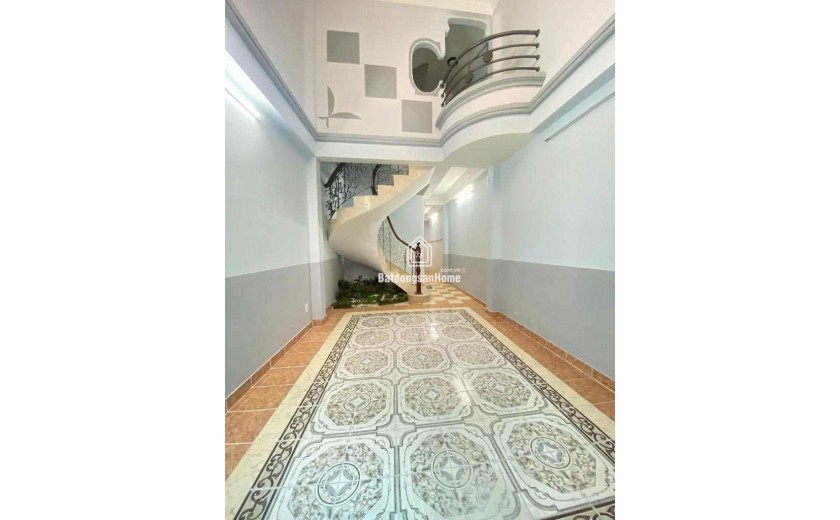 HẺM XE HƠI THÔNG DƯƠNG BÁ TRẠC Q8 4 TẦNG 45m2