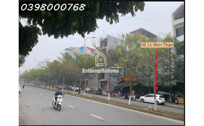 Bán Lô đất mặt tiền Số 11 Đường Bình Than, P. Võ Cường , TP. Bắc Ninh, giá đầu tư