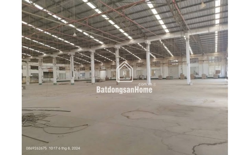 CHO THUÊ NHÀ XƯỞNG 12000M  THUẬN AN BÌNH DƯƠNG