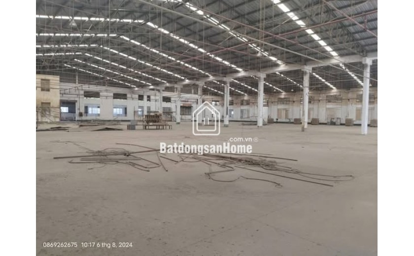 CHO THUÊ NHÀ XƯỞNG 12000M  THUẬN AN BÌNH DƯƠNG