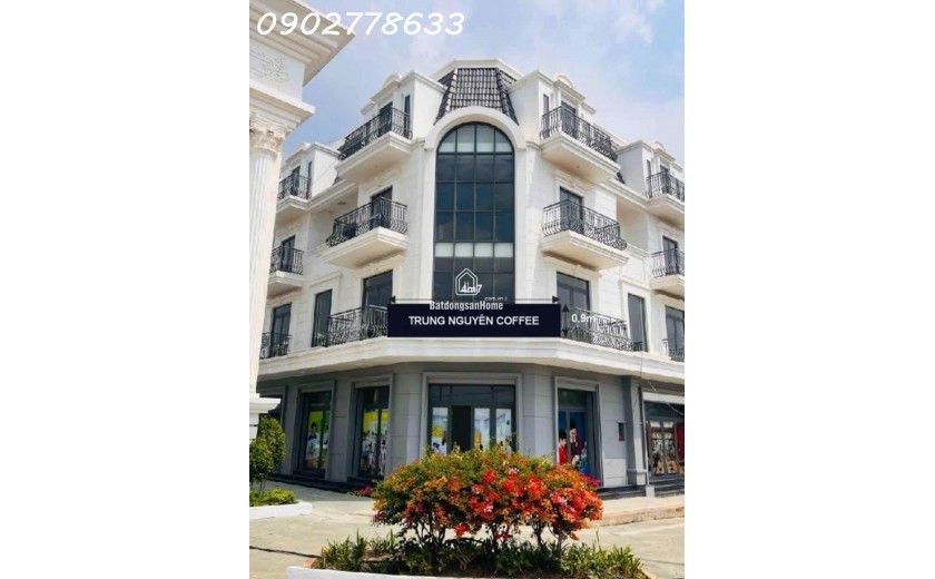 6.4 tỷ Căn Shophouse nhà phố mặt tiền đường 24m trục chính dự án STC Long Thành. Cách sân bay 4km