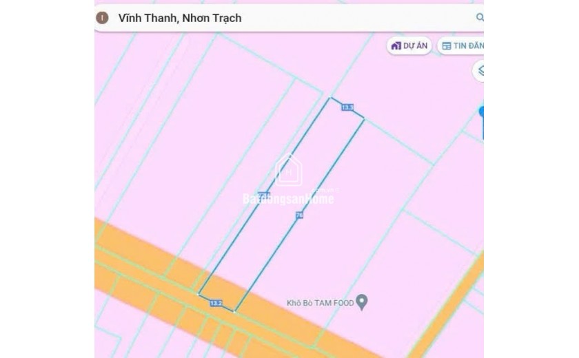 SỞ HỮU ĐẤT ĐẸP 2 MẶT TIỀN - GIÁ Yêu thương  : Vĩnh Thanh - Nhơn Trạch - Đồng Nai
