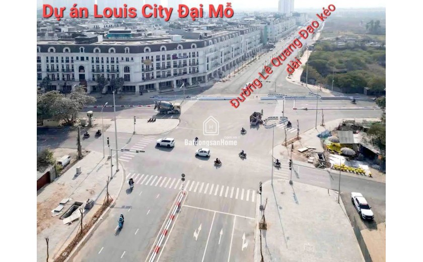 Bác Nam gửi bán LÔ GÓC shophouse Liền kề Louis City 3 Đại Mỗ, 240m, 5 tầng, 2 thoáng trước sau, vỉa hè rộng giá 130 tỷ (có tl).