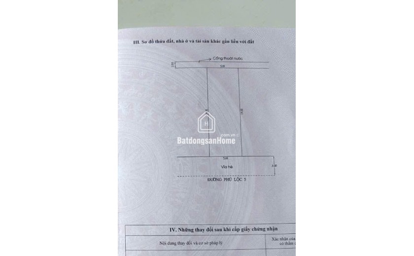 LÔ ĐẤT ĐẸP, DT 70M2 , ĐƯỜNG 6M PHÚ LỘC 5 - CẠNH TRƯỜNG ĐH FPT, GẦN BIỂN - CHỈ  3.9X TỶ
