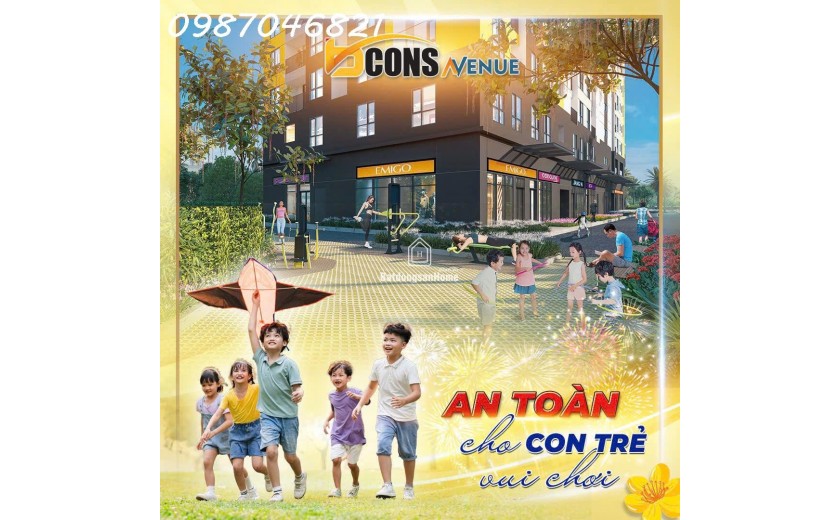 Sở hữu ngay Cc Bcons Avenue 53M2, 2PN + 2 VS Đẹp, Nhiều Tiện Ích Ở Dĩ An, Bình Dương,2,1tỷ