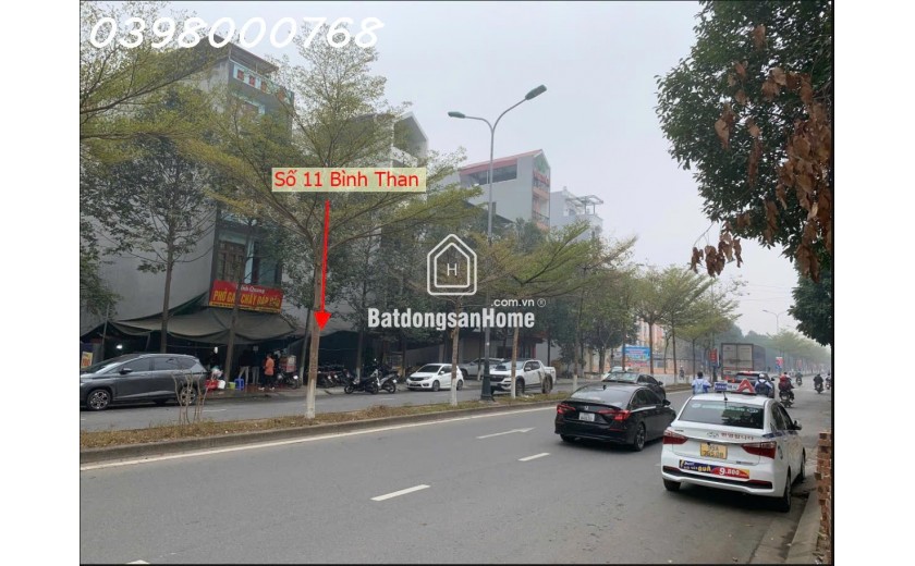 Bán Lô đất mặt tiền Số 11 Đường Bình Than, P. Võ Cường , TP. Bắc Ninh, giá đầu tư