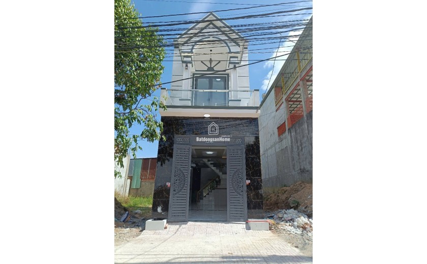 Bán nhà lầu đẹp tại KDC Thạnh Phú, Vĩnh Cửu, đường nhựa 8m chỉ 2 tỷ150