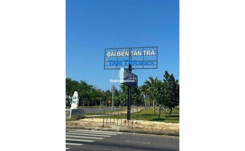Chính chủ cần bán nhanh lô đất biển Tân Trà, ngay cạnh bãi tắm biển, trung tâm thương mại, giá tốt đầu tư.