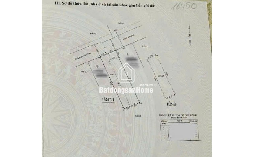 BÁN GẤP LÔ ĐẤT TẶNG NHÀ TRỌ - PHẠM VĂN CHIÊU, HẺM XE TẢI- GIÁ 6 TỶ NHỈNH