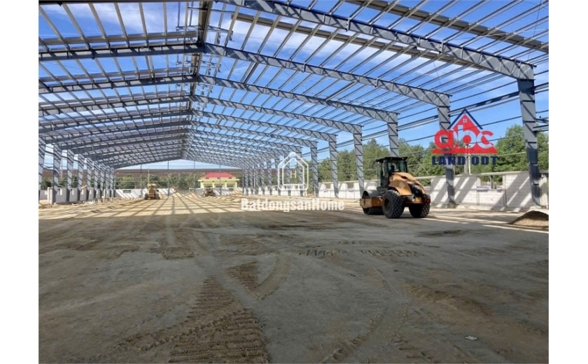 xưởng sản xuất với diện tích cho thuê linh hoạt, kết cấu kiên cố hiện đại, bàn giao liền