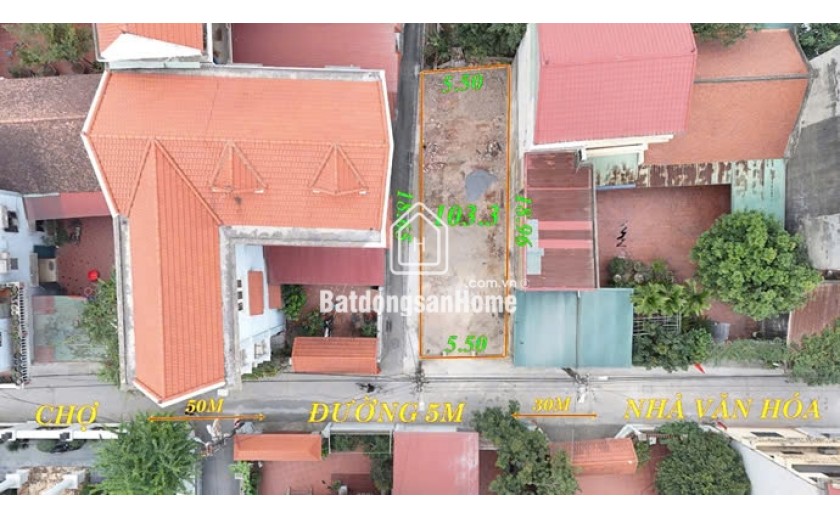 Chính chủ cần B.án lô đất đẹp 133m thôn Xuân Canh Đông Anh đường rộng 5m