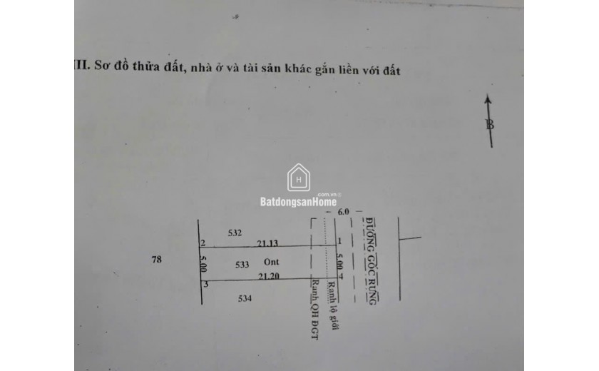 CHÍNH CHỦ CẦN BÁN GẤP ĐẤT MẶT TIỀN ĐƯỜNG GỐC RƯNG  AN NHƠN TÂY, CỦ CHI