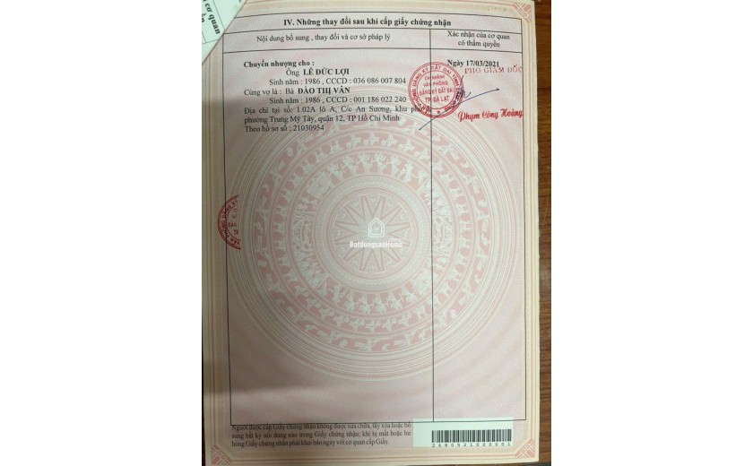 Chính Chủ Cần Ra Đi Miếng Đất Khu Hưng Long, Bình Chánh, HCM