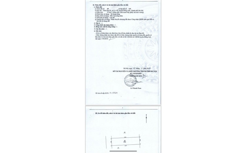 BÁN ĐẤT 97.6M2 ĐÀI BI UY NỖ ĐÔNG ANH - ĐƯỜNG THÔNG - GIÁ 5X NHỎ