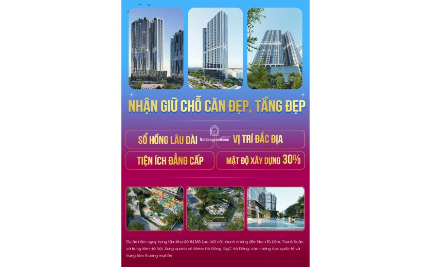 Mở bán dự án chung cư Kepler land Mộ lao Hà Đông
Nhận booking giữ chỗ chỉ 50 triệu