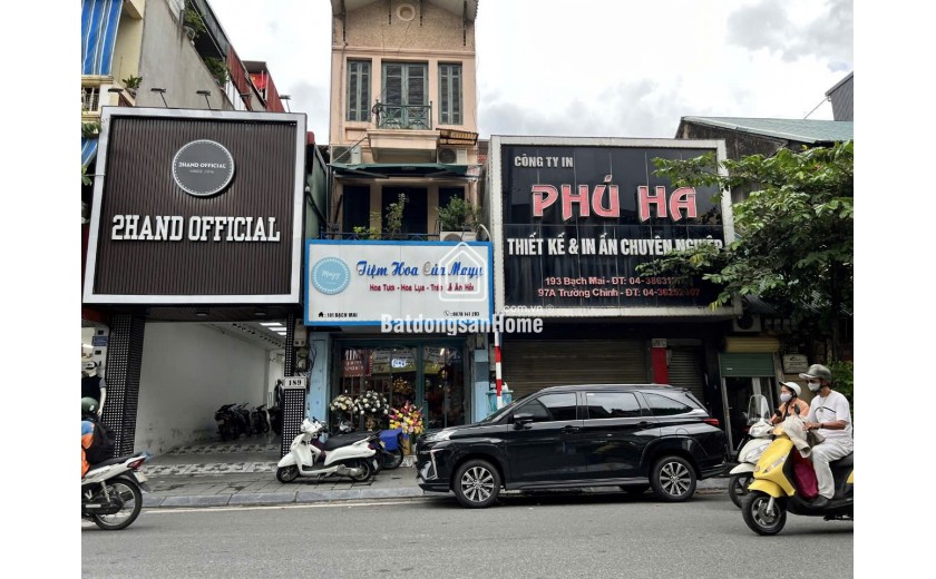 HÀNG HIẾM NHÀ MẶT PHỐ, VIEW, TRƯƠNG ĐỊNH, MINH KHAI, 381 M, MẶT TIỀN 9 M, GIÁ 113 TỶ.